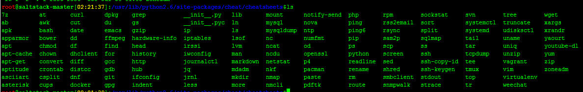 Linux下更好用的帮助命令—cheatLinux下更好用的帮助命令—cheat