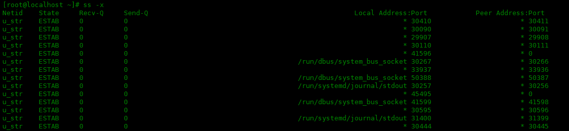 Linux 中 ss 命令的使用实例Linux 中 ss 命令的使用实例