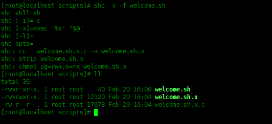 如何使用SHC加密Shell脚本如何使用SHC加密Shell脚本