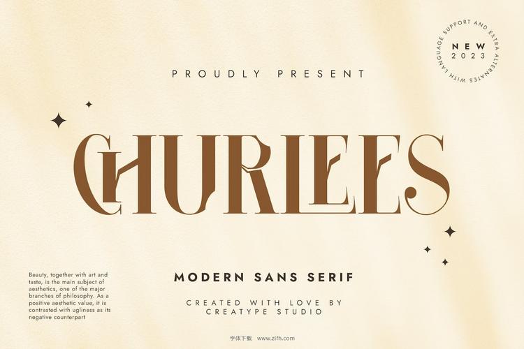 Churlees Modern Serif Font